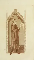 An illustration from The regal and ecclesiastical antiquities of England : containing the representations of all the English monarchs from Edward the Confessor to Henry the Eighth : together with many of the great persons that were eminent under their several reigns : the whole carefully collected from ancient illuminated manuscripts (1777)