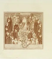 An illustration from The regal and ecclesiastical antiquities of England : containing the representations of all the English monarchs from Edward the Confessor to Henry the Eighth : together with many of the great persons that were eminent under their several reigns : the whole carefully collected from ancient illuminated manuscripts (1777)