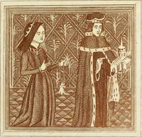An illustration from The regal and ecclesiastical antiquities of England : containing the representations of all the English monarchs from Edward the Confessor to Henry the Eighth : together with many of the great persons that were eminent under their several reigns : the whole carefully collected from ancient illuminated manuscripts (1777)