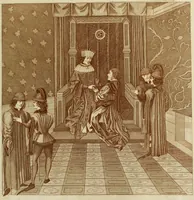 An illustration from The regal and ecclesiastical antiquities of England : containing the representations of all the English monarchs from Edward the Confessor to Henry the Eighth : together with many of the great persons that were eminent under their several reigns : the whole carefully collected from ancient illuminated manuscripts (1777)