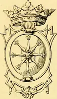 An illustration from Regal heraldry; the armorial insignia of the Kings and Queens of England, from coeval authorities (1821)