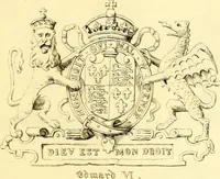 An illustration from Regal heraldry; the armorial insignia of the Kings and Queens of England, from coeval authorities (1821)