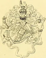 An illustration from Regal heraldry; the armorial insignia of the Kings and Queens of England, from coeval authorities (1821)