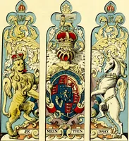 Picture 54 of 69 from Regal heraldry; the armorial insignia of the Kings and Queens of England, from coeval authorities (1821), leaf 172