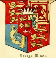 Picture 65 of 69 from Regal heraldry; the armorial insignia of the Kings and Queens of England, from coeval authorities (1821), leaf 196