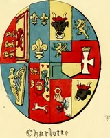 Picture 67 of 69 from Regal heraldry; the armorial insignia of the Kings and Queens of England, from coeval authorities (1821), leaf 196