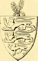 An illustration from Regal heraldry; the armorial insignia of the Kings and Queens of England, from coeval authorities (1821)