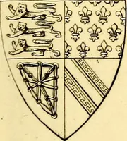 An illustration from Regal heraldry; the armorial insignia of the Kings and Queens of England, from coeval authorities (1821)