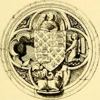 An illustration from Regal heraldry; the armorial insignia of the Kings and Queens of England, from coeval authorities (1821)
