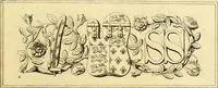 An illustration from Regal heraldry; the armorial insignia of the Kings and Queens of England, from coeval authorities (1821)