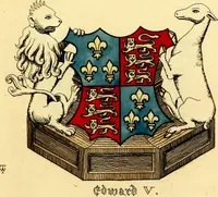 Picture 28 of 69 from Regal heraldry; the armorial insignia of the Kings and Queens of England, from coeval authorities (1821), leaf 96