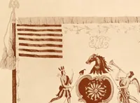 An illustration from Regimental colors in the war of the revolution, by Gherardi Davis (1907)