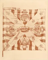 An illustration from Regimental colors in the war of the revolution, by Gherardi Davis (1907)