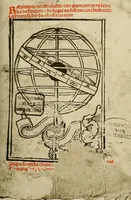 An illustration from Regimento do estrolabio e do quadrante : tractado da spera do mundo : reproduction fac-similé du seul exemplaire connu appartenant à la Bibliothèque Royale de Munich (1914)
