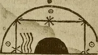 An illustration from Regimento do estrolabio e do quadrante : tractado da spera do mundo : reproduction fac-similé du seul exemplaire connu appartenant à la Bibliothèque Royale de Munich (1914)