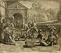 Picture 8 of 21 from Regionvm Indicarum per Hispanos olim devastatarum accuratissima descriptio, insertis Figuris æneis ad vivum fabrefactis (1664), leaf 31