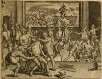 Picture 18 of 21 from Regionvm Indicarum per Hispanos olim devastatarum accuratissima descriptio, insertis Figuris æneis ad vivum fabrefactis (1664), leaf 80