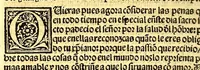 An illustration from Regla christiana breue: : p[ar]a ordenar la vida y t[i]po d[e]l [crist]iano q[ue] se q[ui]ere saluar y tener su alma dispuesta: p[ar]a q[ue] Jesu [Crist]o more en ella. (1547)
