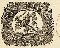 An illustration from Reglement byde VVest-Indische Compagnie, ter vergaderinge vande negentiene, met approbatie vande Ho: Mo: Heeren Staten Generael, over het openstellen vanden handel op Brasil provisioneel ghearresteert. (1638)