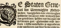 An illustration from Reglement byde VVest-Indische Compagnie, ter vergaderinge vande negentiene, met approbatie vande Ho: Mo: Heeren Staten Generael, over het openstellen vanden handel op Brasil provisioneel ghearresteert. (1638)