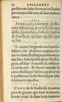 An illustration from Reglement General Povr Remedier Avx Desordres aduenuz à l'occa[s]ion des troubles pre[s]ens, attendant l'a[ss]emblee generale des E[s]tats du Royaume. (1589)
