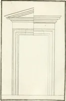 An illustration from Regles des cinq ordres d'architecture de Vignole : ouvrage dans lequel on donne : une idée de la géometrie, les définitions des figures géométriques nécessaires à l'étude de l'architecture, la formation des ordres, rigoureusement démontrée, dans l'origine de l'architecture ... : enfin, les notions nécessaires sur les ordres appellés accessoires (1797)