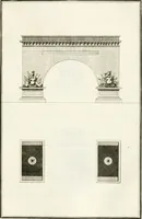 An illustration from Regles des cinq ordres d'architecture de Vignole : ouvrage dans lequel on donne : une idée de la géometrie, les définitions des figures géométriques nécessaires à l'étude de l'architecture, la formation des ordres, rigoureusement démontrée, dans l'origine de l'architecture ... : enfin, les notions nécessaires sur les ordres appellés accessoires (1797)