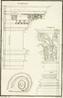 An illustration from Regles des cinq ordres d'architecture de Vignole : ouvrage dans lequel on donne : une idée de la géometrie, les définitions des figures géométriques nécessaires à l'étude de l'architecture, la formation des ordres, rigoureusement démontrée, dans l'origine de l'architecture ... : enfin, les notions nécessaires sur les ordres appellés accessoires (1797)