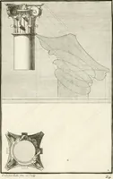 An illustration from Regles des cinq ordres d'architecture de Vignole : ouvrage dans lequel on donne : une idée de la géometrie, les définitions des figures géométriques nécessaires à l'étude de l'architecture, la formation des ordres, rigoureusement démontrée, dans l'origine de l'architecture ... : enfin, les notions nécessaires sur les ordres appellés accessoires (1797)