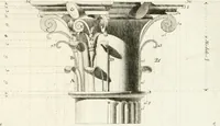 An illustration from Regles des cinq ordres d'architecture de Vignole : ouvrage dans lequel on donne : une idée de la géometrie, les définitions des figures géométriques nécessaires à l'étude de l'architecture, la formation des ordres, rigoureusement démontrée, dans l'origine de l'architecture ... : enfin, les notions nécessaires sur les ordres appellés accessoires (1797)