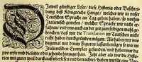 An illustration from Regnvm Congo hoc est Warhaffte vnd Eigentliche Beschreibung dess Königreichs Congo in Africa, vnd deren angrentzenden Länder, darinnen der Inwohner Glaub, Leben, Sitten vnd Kleydung wol vnd aussführlich vermeldet vnd angezeigt wirdt. (1597)