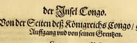 An illustration from Regnvm Congo hoc est Warhaffte vnd Eigentliche Beschreibung dess Königreichs Congo in Africa, vnd deren angrentzenden Länder, darinnen der Inwohner Glaub, Leben, Sitten vnd Kleydung wol vnd aussführlich vermeldet vnd angezeigt wirdt. (1597)