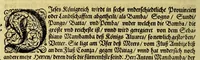 An illustration from Regnvm Congo hoc est Warhaffte vnd Eigentliche Beschreibung dess Königreichs Congo in Africa, vnd deren angrentzenden Länder, darinnen der Inwohner Glaub, Leben, Sitten vnd Kleydung wol vnd aussführlich vermeldet vnd angezeigt wirdt. (1609)