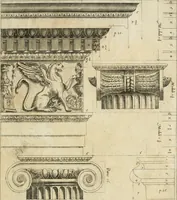 An illustration from Regola delli cinqve ordini d'architettvra (1596)