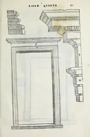 An illustration from Regole generali di architettura di Sabastiano Serlio Bolognese : sopra le cinque maniere de gliedifici, cioe, thoscano, dorico, ionico, corinthio, e composito ; con gli essempi de l'antiquita, che per la maggior parte concordano con la dottrina di Vitruuio (1551)
