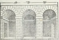 Picture 5 of 57 from Regole generali di architettura di Sabastiano Serlio Bolognese : sopra le cinque maniere de gliedifici, cioe, thoscano, dorico, ionico, corinthio, e composito ; con gli essempi de l'antiquita, che per la maggior parte concordano con la dottrina di Vitruuio (1551), leaf 17
