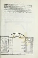 Picture 8 of 57 from Regole generali di architettura di Sabastiano Serlio Bolognese : sopra le cinque maniere de gliedifici, cioe, thoscano, dorico, ionico, corinthio, e composito ; con gli essempi de l'antiquita, che per la maggior parte concordano con la dottrina di Vitruuio (1551), leaf 23