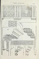 Picture 12 of 57 from Regole generali di architettura di Sabastiano Serlio Bolognese : sopra le cinque maniere de gliedifici, cioe, thoscano, dorico, ionico, corinthio, e composito ; con gli essempi de l'antiquita, che per la maggior parte concordano con la dottrina di Vitruuio (1551), leaf 41