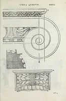 Picture 23 of 57 from Regole generali di architettura di Sabastiano Serlio Bolognese : sopra le cinque maniere de gliedifici, cioe, thoscano, dorico, ionico, corinthio, e composito ; con gli essempi de l'antiquita, che per la maggior parte concordano con la dottrina di Vitruuio (1551), leaf 77