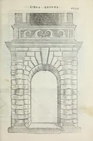 Picture 26 of 57 from Regole generali di architettura di Sabastiano Serlio Bolognese : sopra le cinque maniere de gliedifici, cioe, thoscano, dorico, ionico, corinthio, e composito ; con gli essempi de l'antiquita, che per la maggior parte concordano con la dottrina di Vitruuio (1551), leaf 87