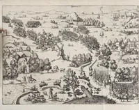 An illustration from Regole militari sopra il gouerno e seruito particolare della caualleria (1611)