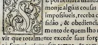 An illustration from Regra do glorioso patriarcha S. Bento : tirada de latim em lingoagem portuguesa (1632)