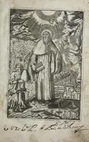 An illustration from Regra do glorioso patriarcha S. Bento : tirada de latim em lingoagem portuguesa (1632)