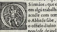 An illustration from Regra do glorioso patriarcha S. Bento : tirada de latim em lingoagem portuguesa (1632)