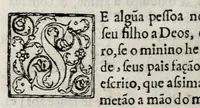 An illustration from Regra do glorioso patriarcha S. Bento : tirada de latim em lingoagem portuguesa (1632)