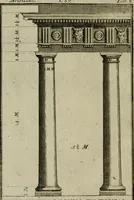 An illustration from Regras das sinco ordens de architectura segundo os principios de Vignhola : com hum ensaio sobre as mesmas ordens feito sobre o sentimento dos mais celebres architectos (1787)