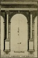 An illustration from Regras das sinco ordens de architectura segundo os principios de Vignhola : com hum ensaio sobre as mesmas ordens feito sobre o sentimento dos mais celebres architectos (1787)