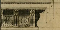 An illustration from Regras das sinco ordens de architectura segundo os principios de Vignhola : com hum ensaio sobre as mesmas ordens feito sobre o sentimento dos mais celebres architectos (1787)