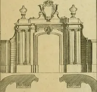 An illustration from Regras das sinco ordens de architectura segundo os principios de Vignhola : com hum ensaio sobre as mesmas ordens feito sobre o sentimento dos mais celebres architectos (1787)