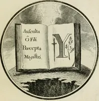 An illustration from Regula emblematica Sancti Benedicti (1783)